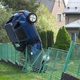 Illustration for article titled Area Man Parks Car On House Roof, Tells Police "GPS Made Me Do It"